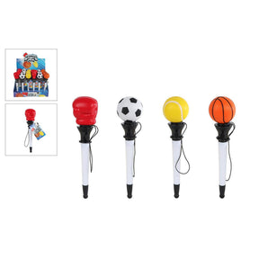 Penna sportiva palla 18 cm 4 assortiti