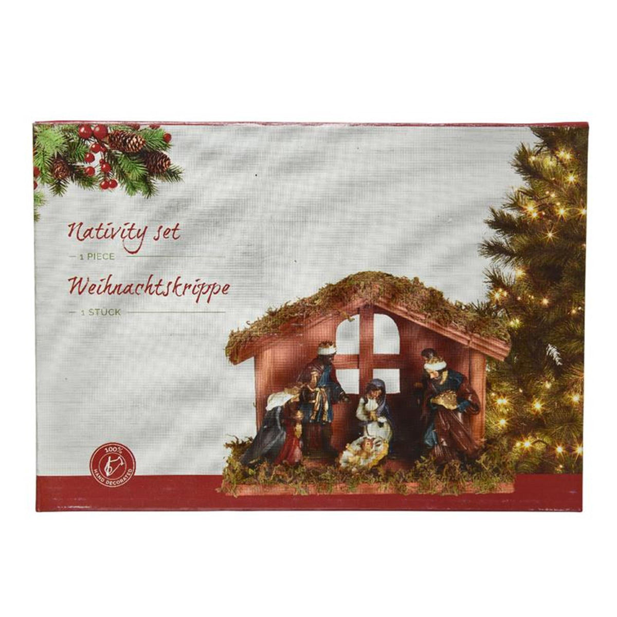 Decoris presepe mdf 10x20x14cm