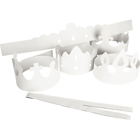 Creotime https: www.cchobby.nl corone-h-10-16-5-cm-l-60-cm-230-gr-bianco-5-pezzi-1-scatola