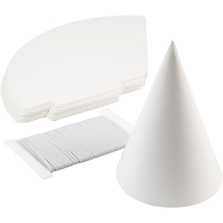 Creotime https: www.cchobby.nl cono-h-23-cm-p-16-5-cm-230-gr-bianco-50-pezzi-1-scatola