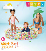 Piscina Intex 3 anelli stampa frutta 132x28