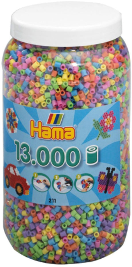 Perle da stiro Hama in una botte