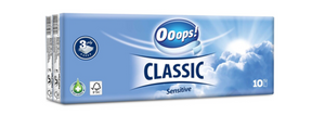 Ops! fazzoletti classici sensibili 10x10pz