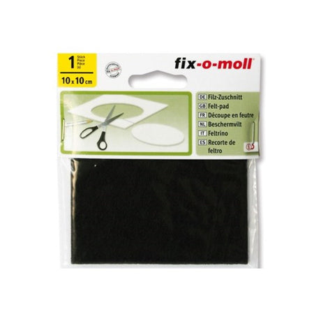 Feltro Fix-o-moll 100mmx100mm marrone