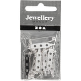 Spilla Creativ Company cc 25 mm argento 10 pezzi