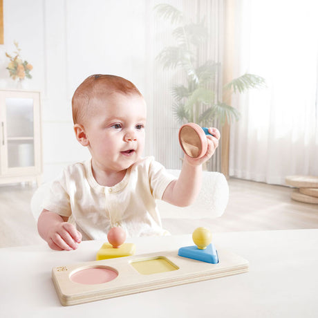 Puzzle montessori Hape a forma di specchio