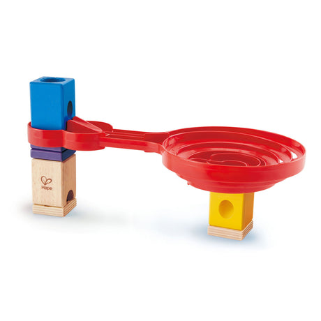 Pista per biglie a spirale twist bifacciale Hape quadrilla. 9 pezzi