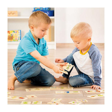 Le attività cognitive di Beleduc riconoscono il gioco da bambini in legno