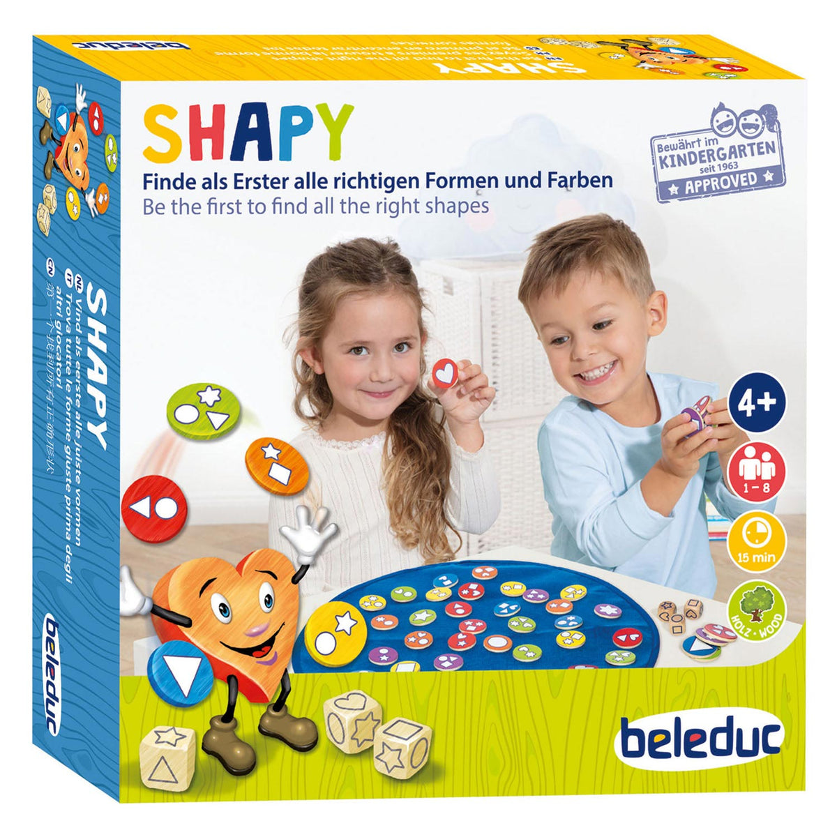 Beleduc forme sagomate e combinazione un gioco da ragazzi
