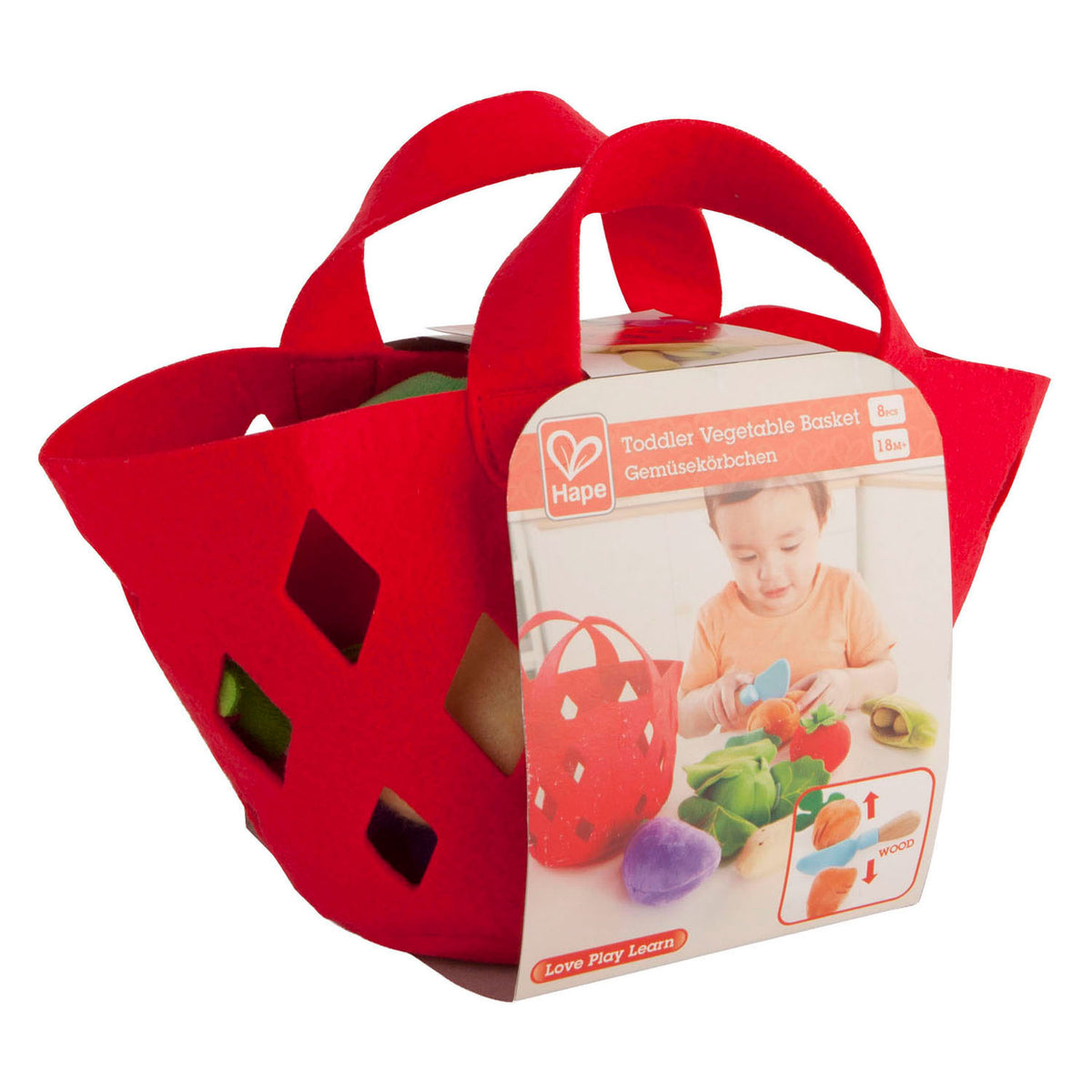 Hape peuter groenten mand
