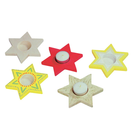 Beleduc colora la stella del tuo portacandela