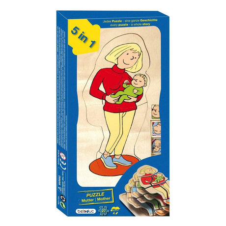 Beleduc puzzle a strati in legno gravidanza