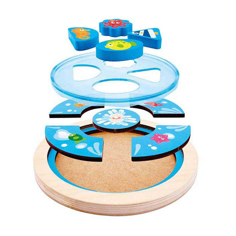Puzzle a forma di mondo sottomarino Hape