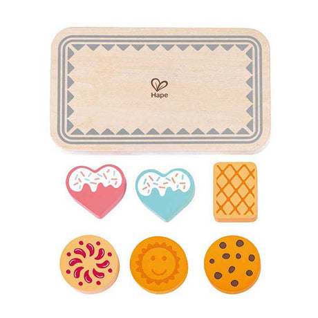 Forno giocattolo Hape con biscotti magici - Set da gioco con forno che cambia colore, 3 anni+
