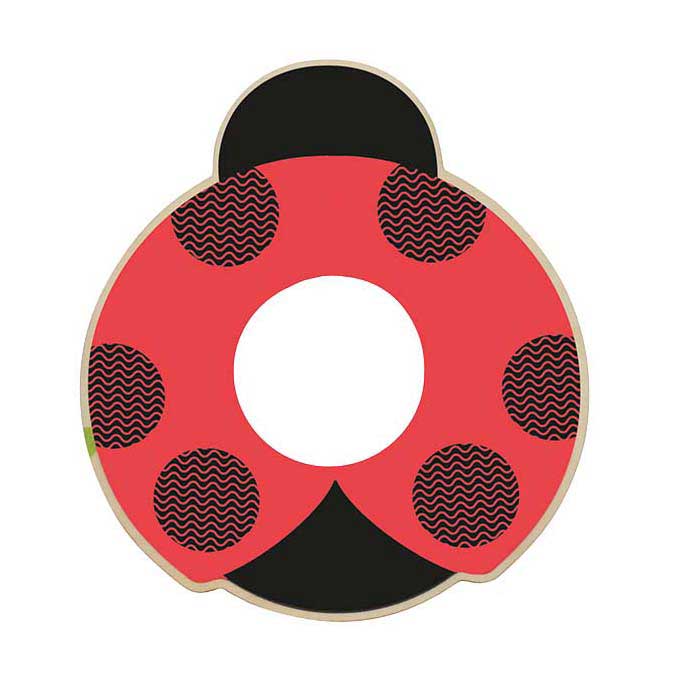 Beleduc puzzle a strati in legno coccinella