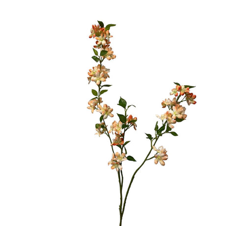 Collezione Roberts fiore artificiale spray da 101 cm pesca