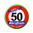 Pulsante piccolo Paperdreams - Segnale stradale Abraham