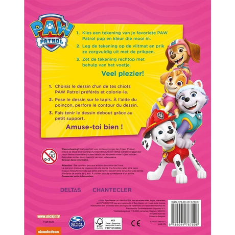 Tappetino per spille Deltas Nickelodeon Paw Patrol rosa