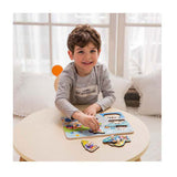 Traffico puzzle in legno Classic World, 8 pz.