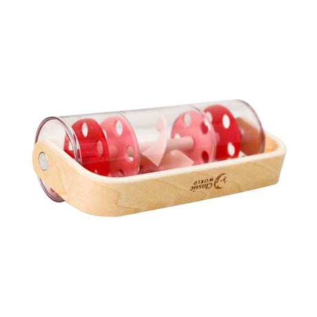 Strumento musicale Classic World Rainmaker rosso - giocattolo sensoriale.