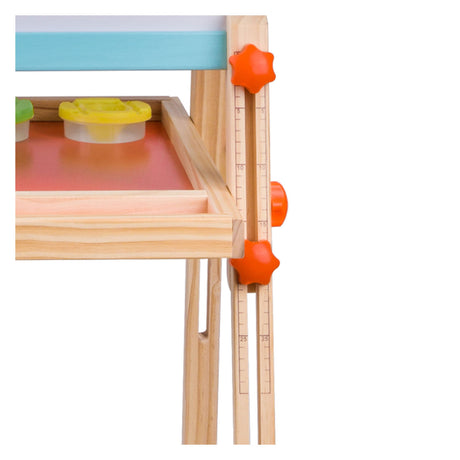 Lavagna magnetica e lavagna Classic World in legno 2in1, 39 pz.