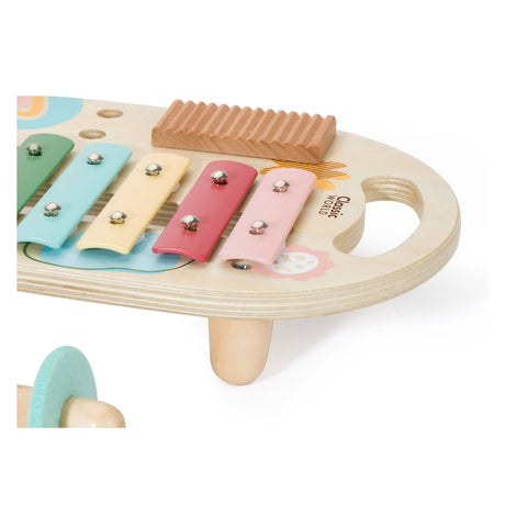 Set di strumenti musicali in legno del mondo classico iris
