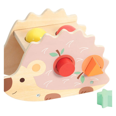 Riccio da banco con martello in legno Classic World, 9 pz.