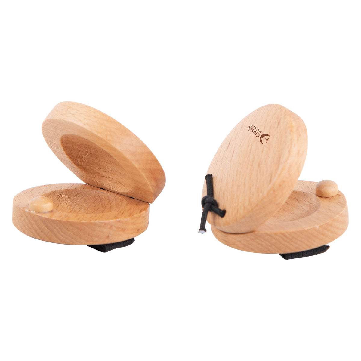 Nacchere in legno del mondo classico, 2 pz.