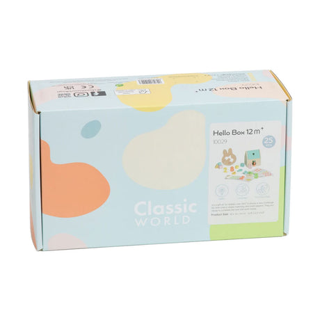 Lobbes Toys BV Classic World Baby Hello Scatola portagiochi 12-18 mesi