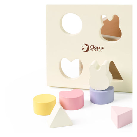 Selezionatrice di forme in legno Classic World Mara 10 pz.