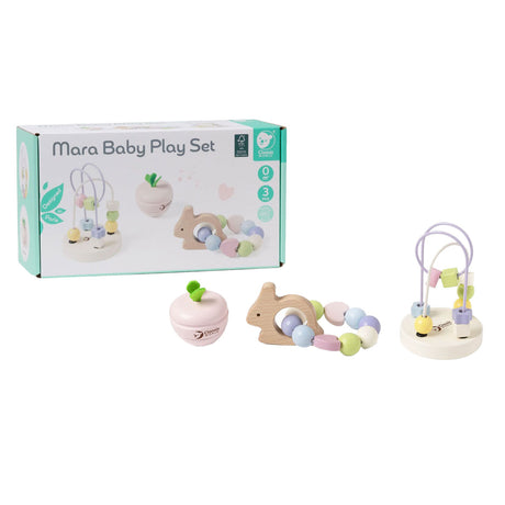 Set da gioco per bambini in legno Classic World Mara, 3 pezzi.