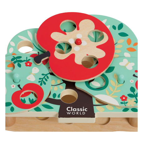 Classico gioco di cattura in legno di parole del dottore del mondo, 13 pezzi,