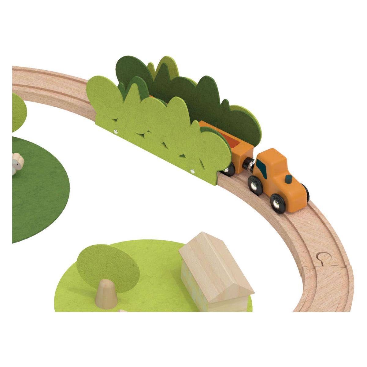 Treinset mondo classico naturale - 100dlg.