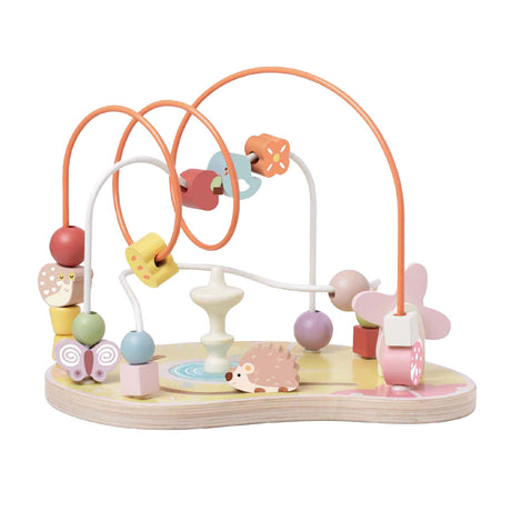 Giocattoli educativi da giardino a spirale in legno per abilità motorie del mondo classico.
