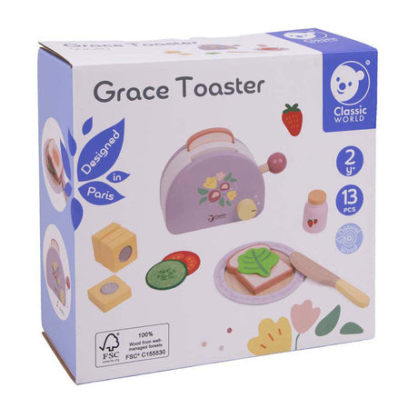 Tostapane in legno Grace del mondo classico