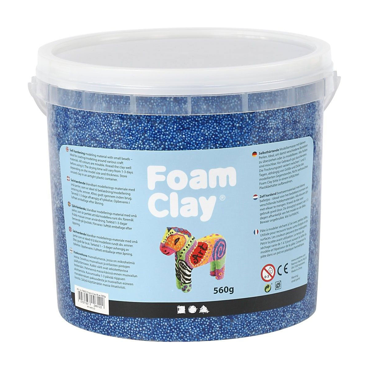 Argilla schiumosa - blu, 560gr