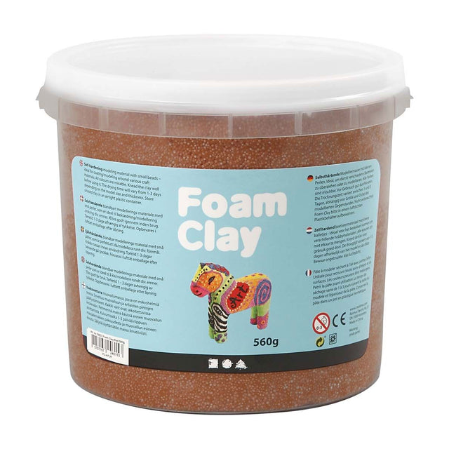 Argilla schiumosa https: www.cchobby.nl foam-clayr-brown-560-gr-1-bucket