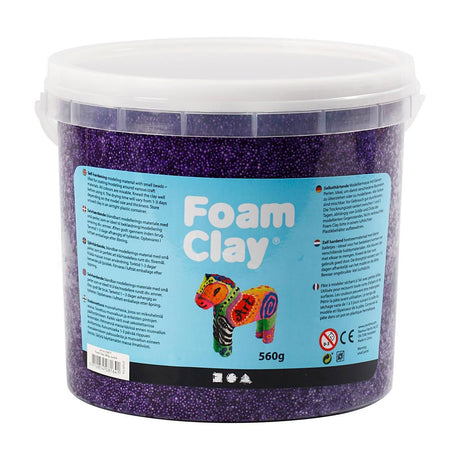 Argilla schiumosa https: www.cchobby.nl foam-clayr-purple-560-gr-1-bucket
