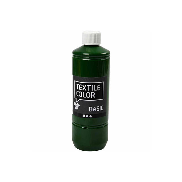 Pittura per tessuti dell'azienda Creativ - verde erba, 500 ml