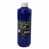 Pittura per tessuti dell'azienda Creativ - colori primari, 5x500ml