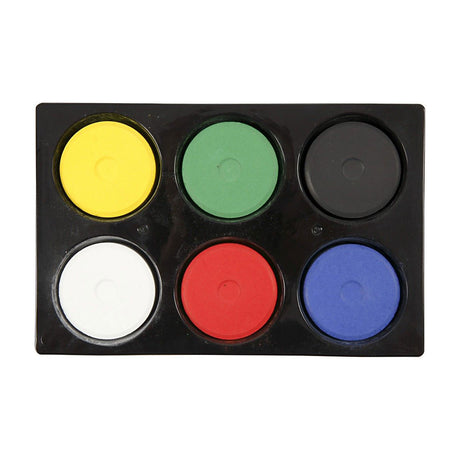 Blocchi di ricarica per acquerello della Creative Company in tavolozza - colori primari, 6 pz.