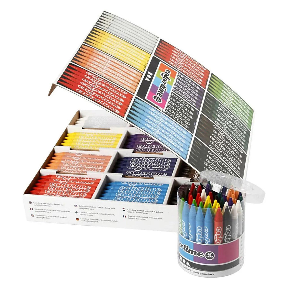 Azienda creativa https: www.cchobby.nl colortime-kleurkrijt-l-10-cm-thickness-11-mm-diverse-colors-12x24-piece-1-box