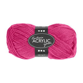 Filato acrilico Creativ Company neon - rosa neon, 50gr