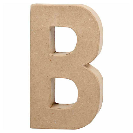 Lettera aziendale Creative in cartapesta - b, 20,5 cm