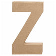 Lettera aziendale creativa in cartapesta - z, 20,5 cm