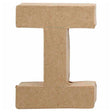 Lettera aziendale creativa in cartapesta - i, 10 cm