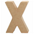Lettera aziendale creativa in cartapesta - x, 10 cm