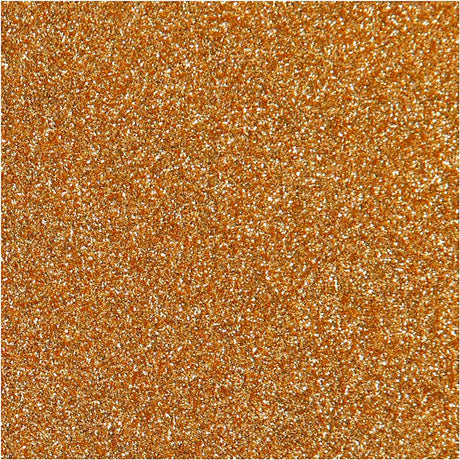 Creativ Company pellicola termoadesiva glitter oro, a5