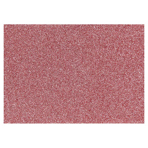 Creativ Company pellicola termoadesiva glitter rosso chiaro, A5