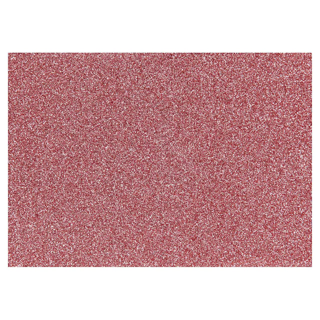 Creativ Company pellicola termoadesiva glitter rosso chiaro, A5